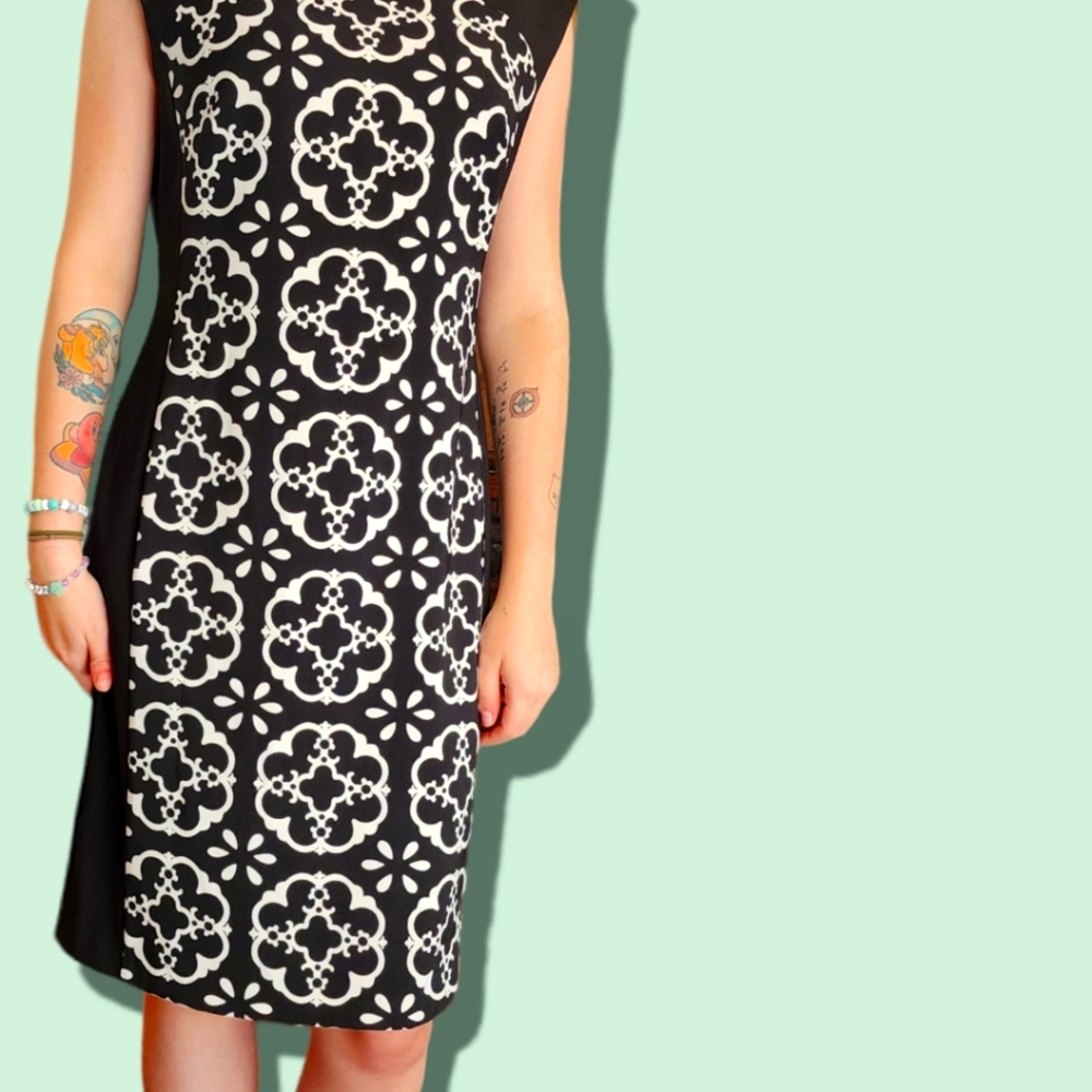Black and white Dress